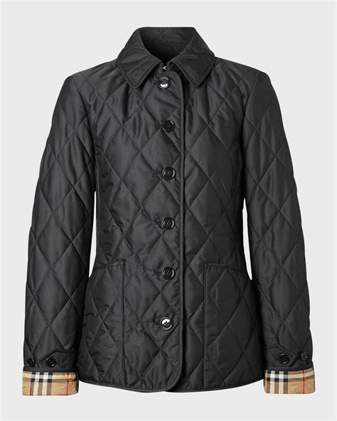 burberry diamond quilted barn jacket|burberry fernleigh quilted jacket.